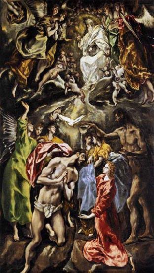 El Greco The Baptism of Christ